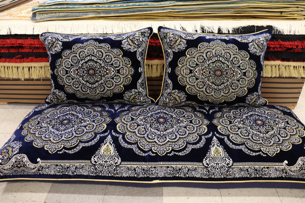Dark Blue Customized Toshak Cover Set #050