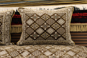 ‌Brown Customized Toshak Cover Set #074