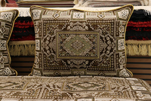 ‌Brown Customized Toshak Cover Set #070