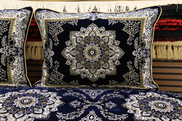 Dark Blue Customized Toshak Cover Set #052